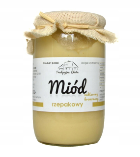 Prírodný, poľský medový repkový hustý krém 1kg