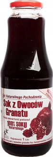 Prírodné granátové jablko, 100% šťava. 1L, Gruzínsko
