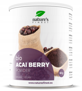 Sušené ovocie - Príroda najlepšia bio Acai bobule v prášku 60g