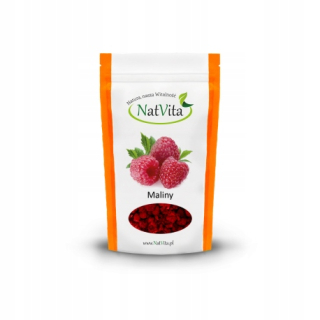 Sušené ovocie - Natvita Raspberries Lyofilizované drvené 50g