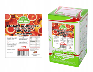 Nektár z grapefruit 50% (zahustenie) pupena15L / 3kg