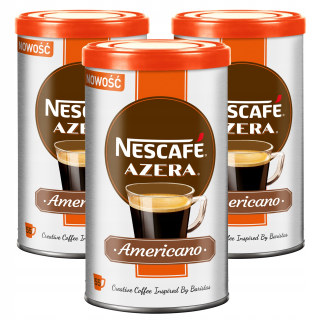 Instantná káva - Miešaná káva Nescafe Azera Americano 3x 100 g