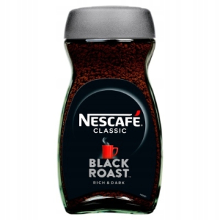 Instantná káva - Čierna pražená káva Nescafé Classic 200 g