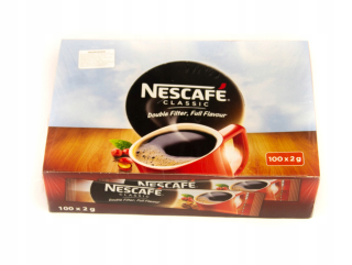 Instantná káva - NESCAFE CLASSIC Rozpustné kávy 100ks podávače