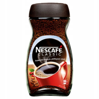 Instantná káva -  NESCAFE CLASSIC Rozpustnú kávu A JAR 200 g