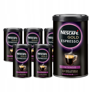 Instantná káva -  NESCAFE GOLD Espresso Intenso Solvidable 6x 95g