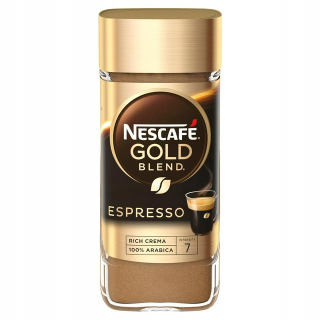 Instantná káva - NESCAFE GOLD Espresso - rozpustná káva 100g UK