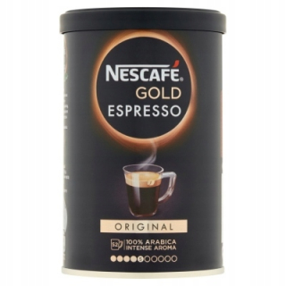 Instantná káva - Nescafé Gold Espresso Original, rozpustné 95 g