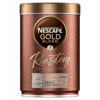Instantná káva - Ľahká instantná káva Nescafe Gold pražená 100g UK