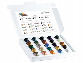 Kávové kapsule - Nespresso 25 rôznych kapsúl do stroja