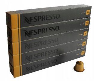 Kávové kapsule - Nespresso Zlaté kapsuly - 50 kapsúl do stroja
