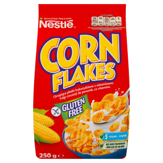 Nestlé kukuričné vločky Raňajky Cereal 250 g -10ks