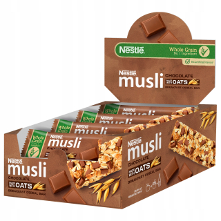 Nestle Muesli Batonik Baton cereálna čokoláda 12x35g