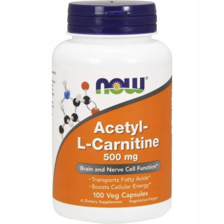 Spaľovač tuku - Teraz acetyl L-karnitín 500mg 100 čiapky.