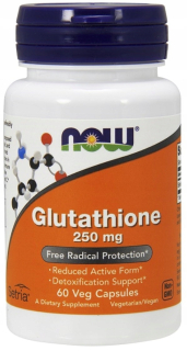 Teraz glutatión 250mg 60 VEG čiapky glutation poznan