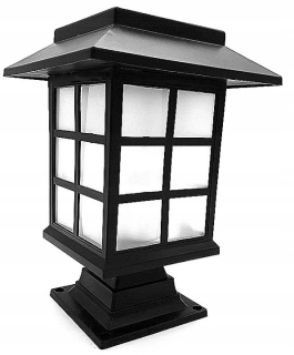 Vergionická solárna lampa 32169 čierna