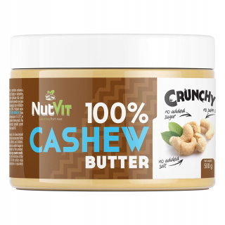 Nutvit 100% Casew Butter 500 g Kandežové maslo