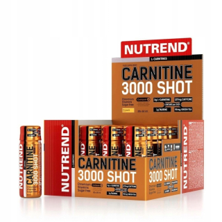 Spaľovač tuku - Nutrend Carnitine 3000 Shot 20x60ml BOXOVÉ SPALOVANIE