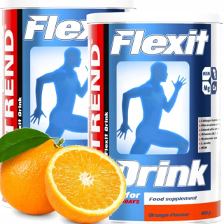 Ochrana kĺbov - Nápoj Nutrend Flexit 2X400 g MSM KOLAGÉNOVÁ KOSTI