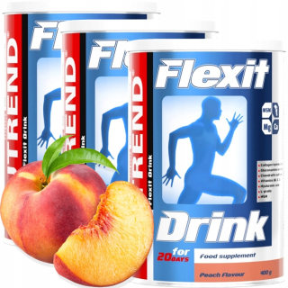 Ochrana kĺbov - Nápoj Nutrend Flexit 3X400 g MSM KOLAGÉNOVÁ KOSTI