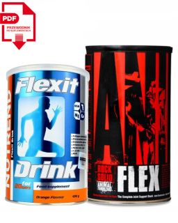Ochrana kĺbov -  NUTREND FLEXIT DRINK 400G + Animal Flex 44 SASZ
