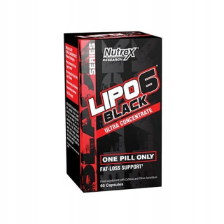 Spaľovač tuku - NUTREX Lipo 6 Black UC TUT AUTIMA BURNER - 60 kapsúl.