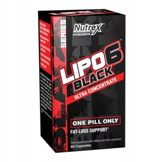 Spaľovač tuku - Nutrex Lipo 6 Black Ultra 60c Primárne US Verzia