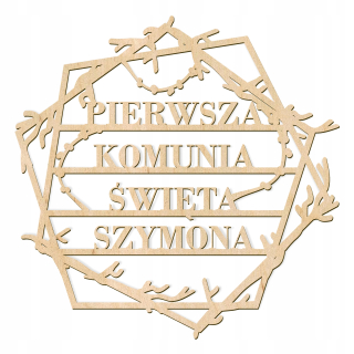 Prvé sväté prijímanie - DEKORÁCIA RÁMU KOLESA SVÄTÉ PRIJÍMANIE + MENO OKS5