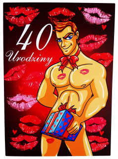 Obrovský Card 40 narodeniny XXL pre ženy !!!