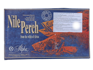 Nile Perch Mrazené filé 0% Glazúra 6kg Ryby