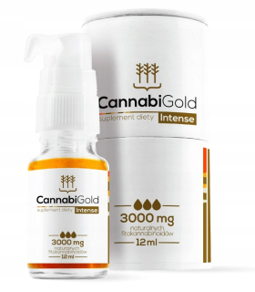 CBD - Olej Cannabigold Natural Premium CBD 1500mg / 12ml