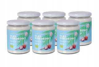 Coconut Oil Bio Virgin Raw 4x420g + 2 pcs.grati