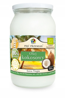 Coconut Oil Extra Virgin EKO 800G Päť Transformácií