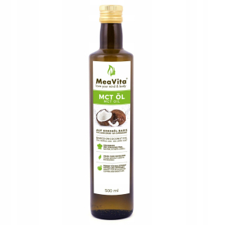 Kokosový olej MCT 100% 500 ml kaprynovej kyseliny