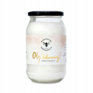 Kokosový olej Nerafinovaný 900 ml Manufaktura
