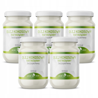 Kokosový olej rafinovaný Set 5 x 900ml