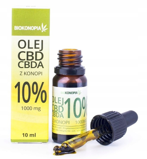 CBD - Konopný olej 10% CBD + CBDA 3000mg 30 ml Polish Pre