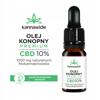 CBD - HEMP OIL 1000 mg CBD Premium 10% Plné spektrum