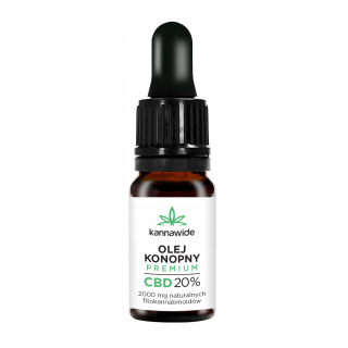 CBD - Zmenšiť olej 2000 mg Premium 20% Full Spectrum PL