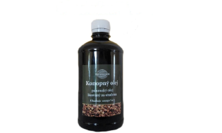 HEMP OIL 500 ml stlačeného za studena z Českej republiky