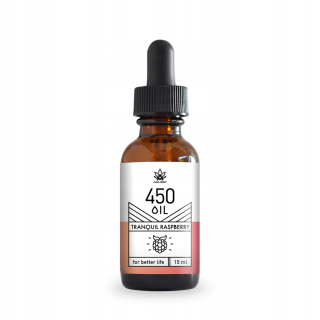 CBD - Konope CBD 15 ml 3% 450 mg Raspberry Chuť THC