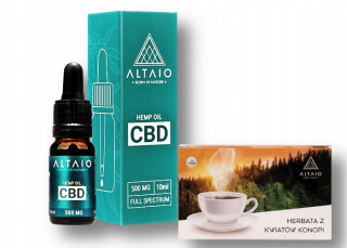 CBD - CBD konopný olej 5% | 500 mg | 10 ml Altaio