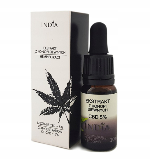 CBD - CBD 5% konopného oleja - 560 mg CBD - certifikovaný
