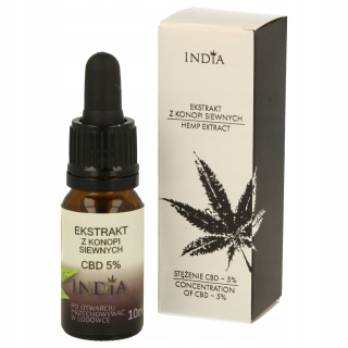 CBD - Výťažok HEMP CBD OIL 5% 560 mg India Certifin