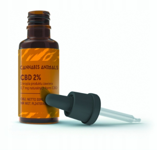 CBD - Konopný olej pre zviera CBD 2% pre psov Cat 30ml