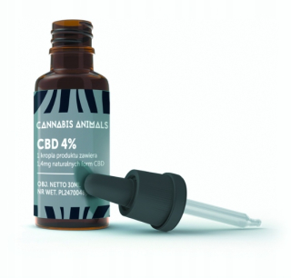 CBD - Konopný olej pre zviera CBD 4% u psa Cat 30ml