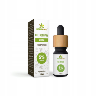 CBD - Konopný olej Kráľ Kráľ 5% CBD Oil 10ml Quality Naj