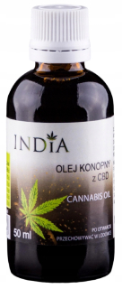 CBD - Konopný olej s CBD 50ml prírodného s rastlín konope