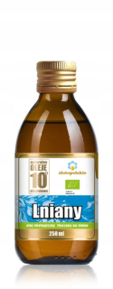 Studený ľanový olej bio 250 ml - zlato p