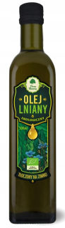 Ľanový olej pre studené bio 500 ml - darčeky